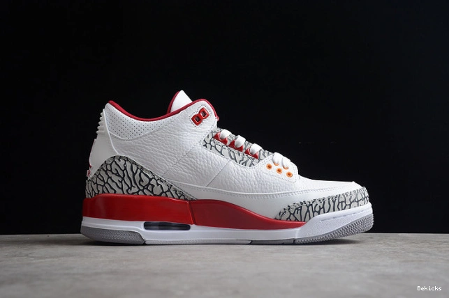 Cheap BK red ct8532-126 retro 3 jordan cardinal 1124